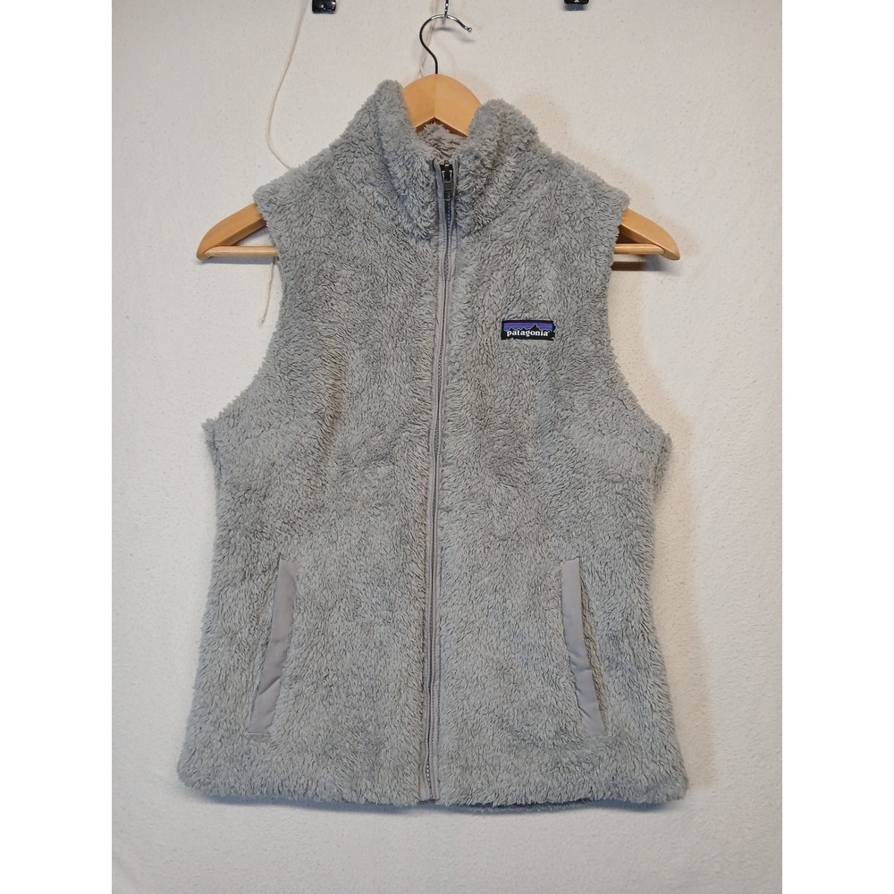 Patagonia sherpa‎ fuzzy Fleece Vest Women's XS Zip Up los gatos Warm Outdoor